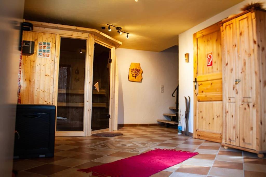 Ferienhaus Sonnenblick Entspannung Mit Sauna Kamin Und Balkon Sonneberg Esterno foto