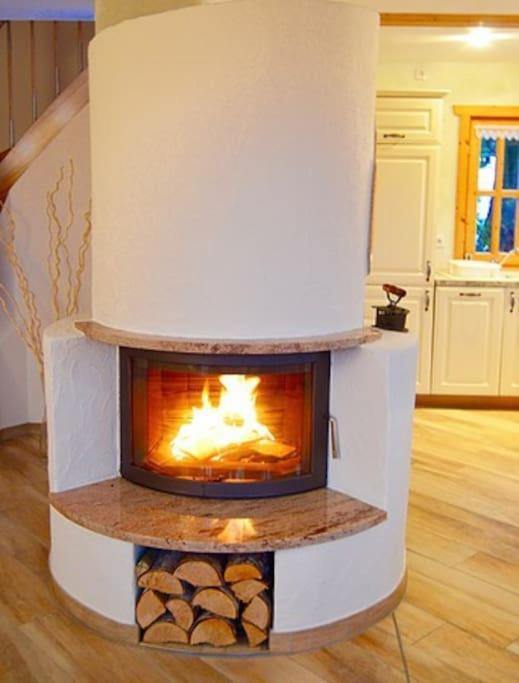 Ferienhaus Sonnenblick Entspannung Mit Sauna Kamin Und Balkon Sonneberg Esterno foto